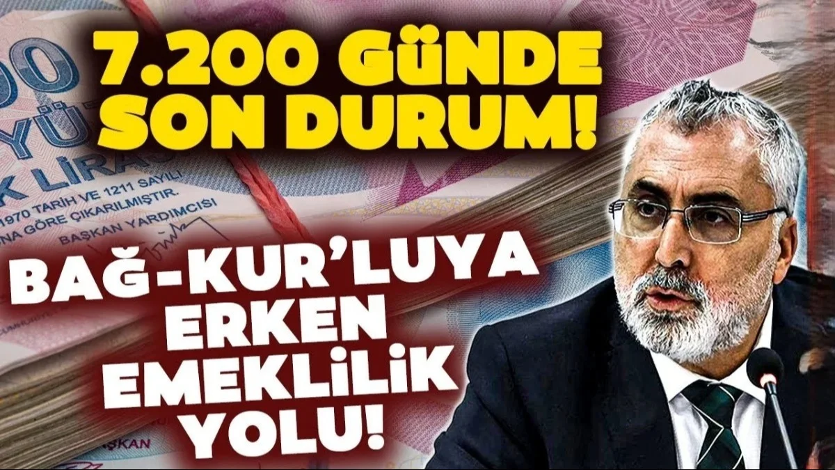 Bağ-Kur prim gün sayısı 7200’e düştü: 5 yıl erken emeklilik yolu açıldı - Ekonomi Haberleri